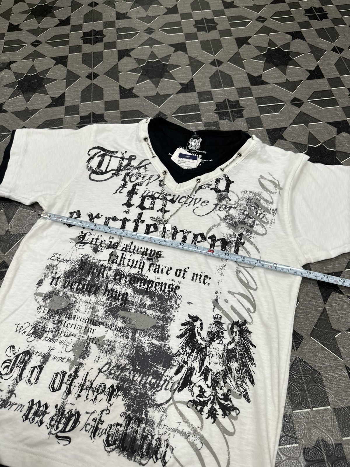 If Six Was Nine Vkei Fashion “Collins” i6w9 Style Necklace Chrome Style Size US M / EU 48-50 / 2 - 16 Thumbnail