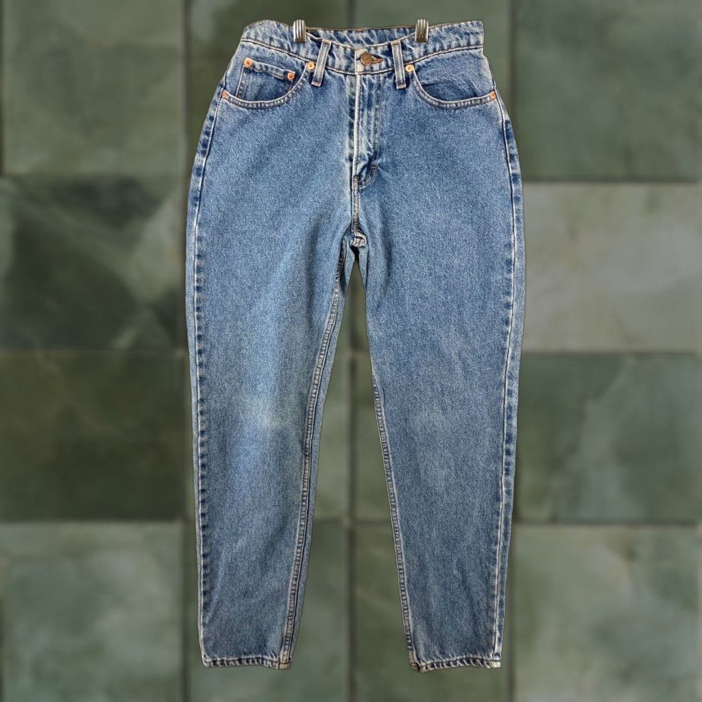 Jordache VINTAGE Jordache Jeans 5 Regular Blue High Rise Tapered 90s Womens Size 27" / US 4 / IT 40 - 1 Thumbnail