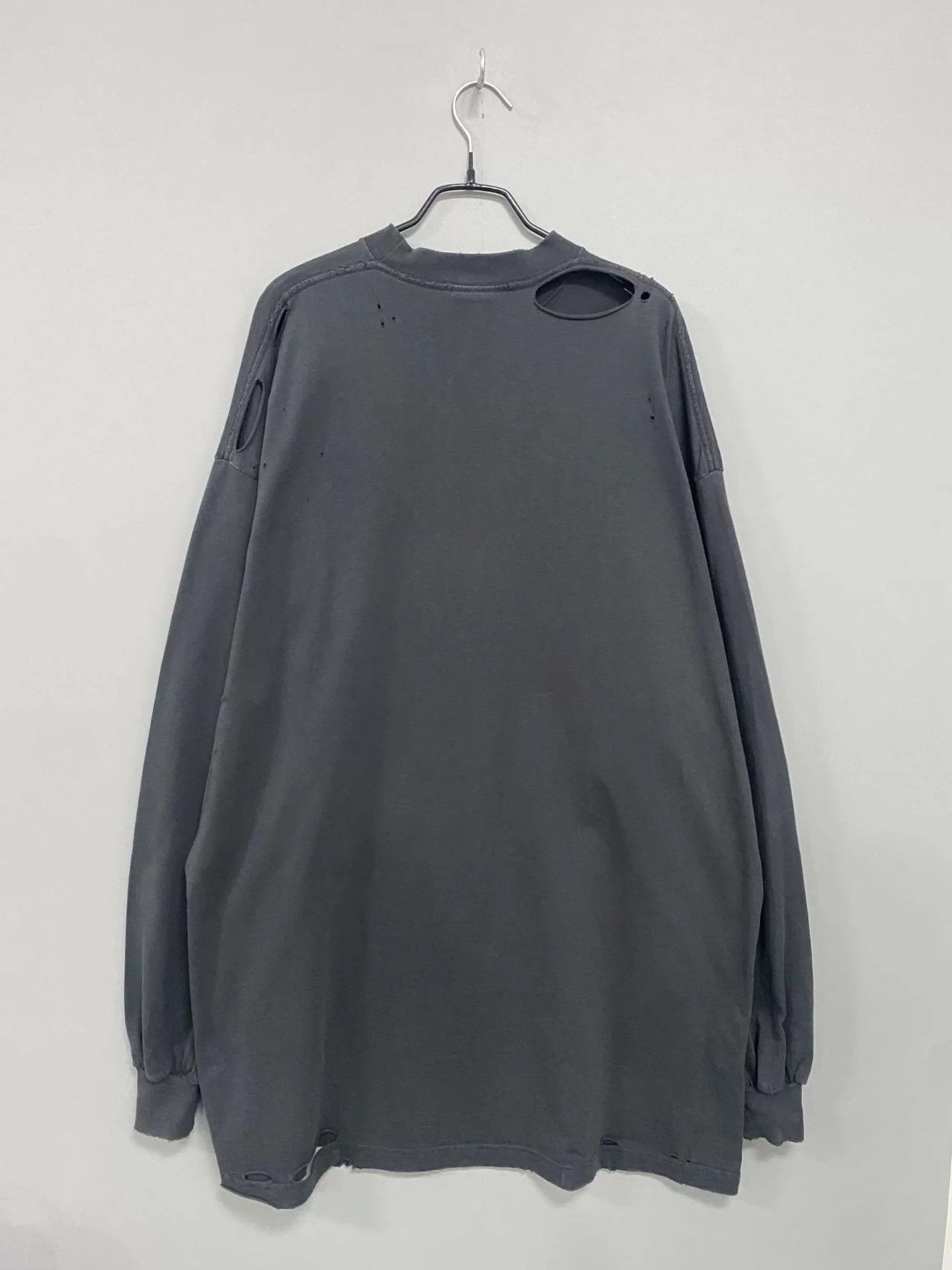 Balenciaga Balenciaga Distressed Meme Print Sweatshirt Size 2 Size US M / EU 48-50 / 2 - 3 Thumbnail