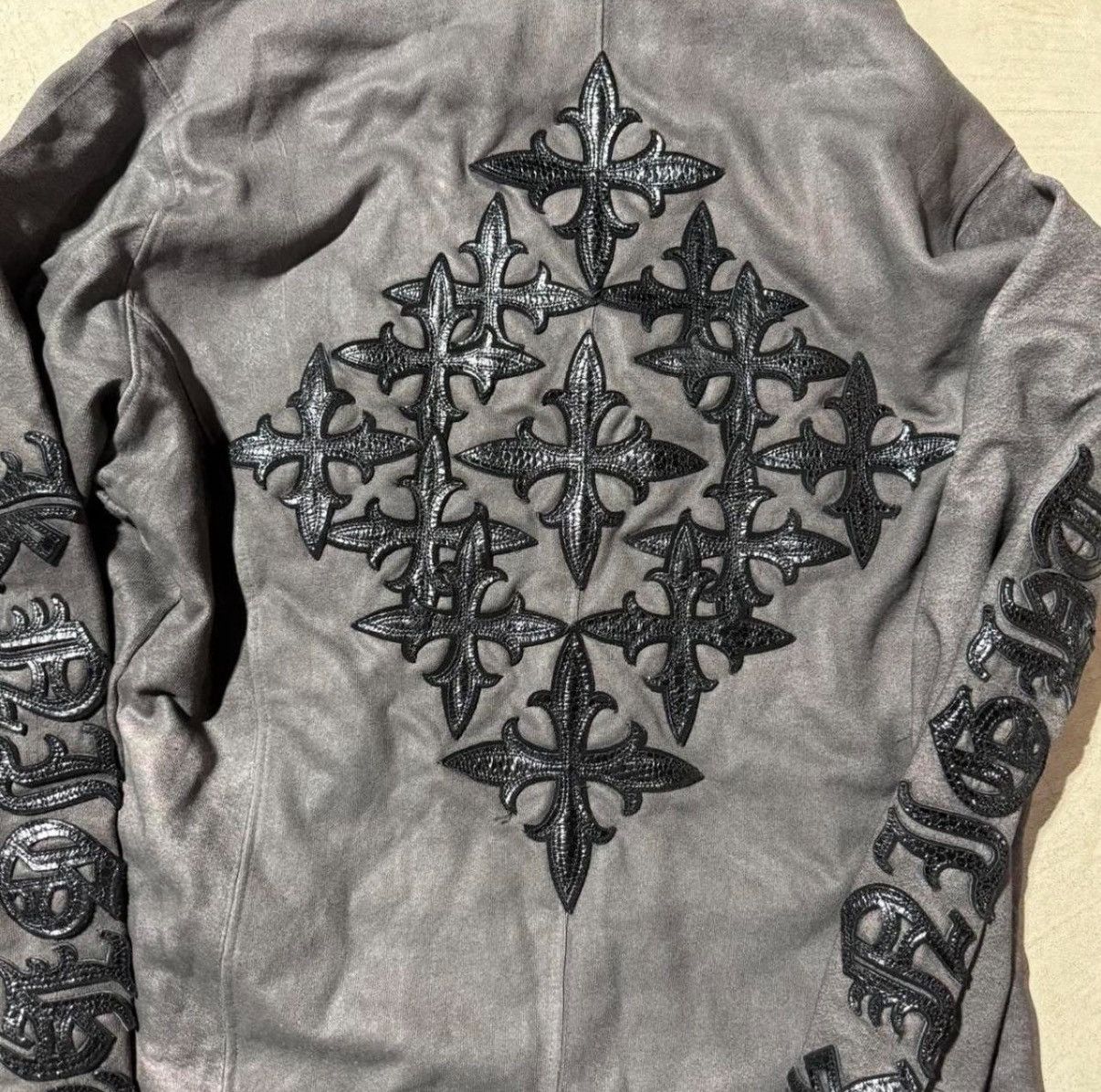 Jaded by Knight Jaded by Knight leather cross patch hoodie Size US XXL / EU 58 / 5 - 3 Thumbnail