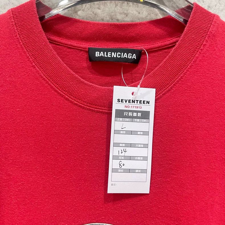 Balenciaga Balenciaga Red dashboard short sleeves 2502-Nextarrow Size US L / EU 52-54 / 3 - 5 Thumbnail