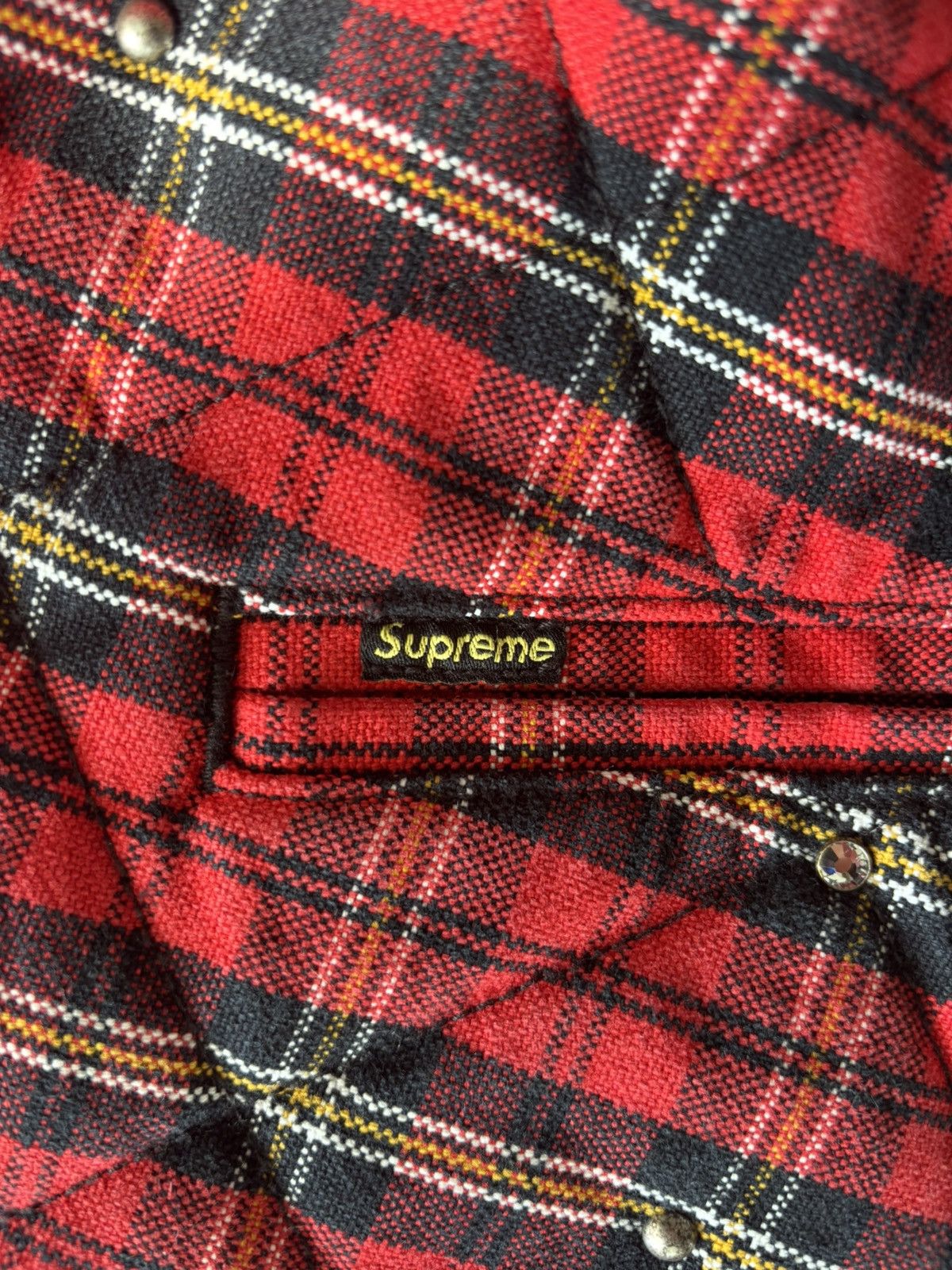 B.B. Simon × Supreme Supreme B.B Simon Quilted Work Jacket ‘Plaid’ Size US M / EU 48-50 / 2 - 8 Thumbnail