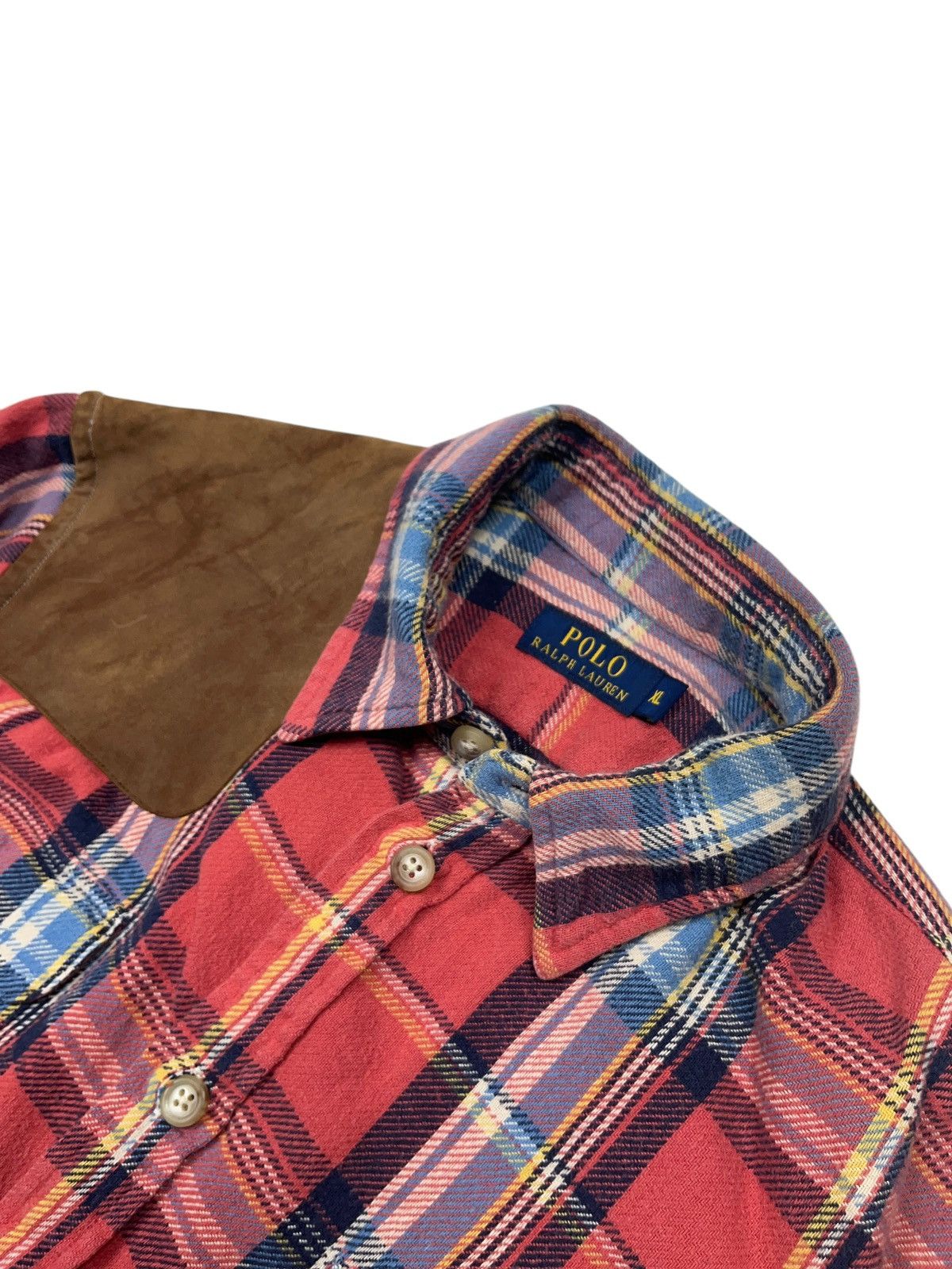 Hunter × Polo Ralph Lauren × Vintage Vintage Polo Ralph Lauren Flannel Plaid Hunting Shirt Size US XL / EU 56 / 4 - 4 Thumbnail