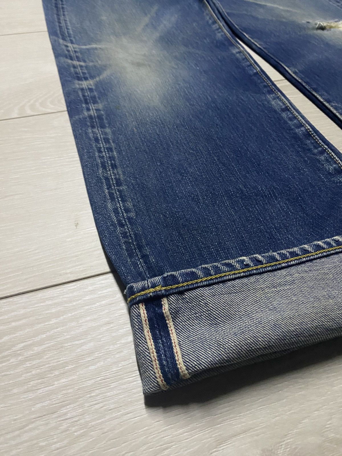 Acne Studios Vintage Canton Blue Wash Selvedge Denim Loose Jeans Size US 28 / EU 44 - 12 Thumbnail