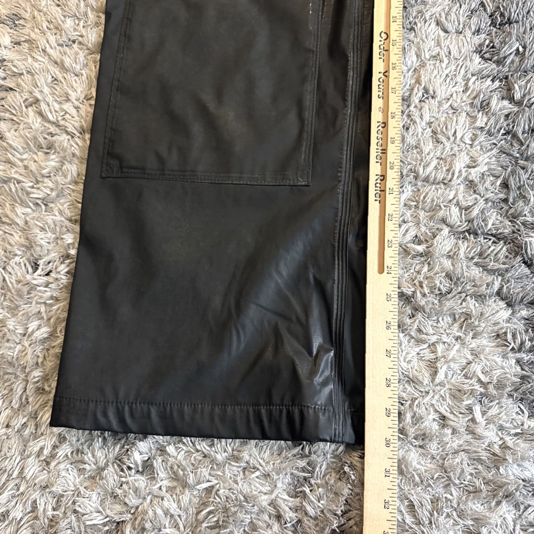 Carhartt VINTAGE Carhartt Rain Pants Polyurethane Double Knee 100250001 Mens M Black Pants Mens 30 in Inseam Size US 31 - 4 Thumbnail