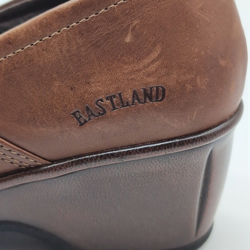 Eastland Eastland Constance Brown Leather Clogs sz 9 Size US 9 / IT 39 - 5 Thumbnail
