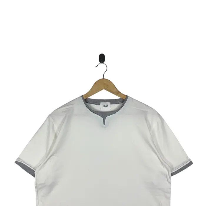 Vintage Vintage TAKEO KIKUCHI JAPAN Minimalist Design Henley Size US L / EU 52-54 / 3 - 2 Thumbnail