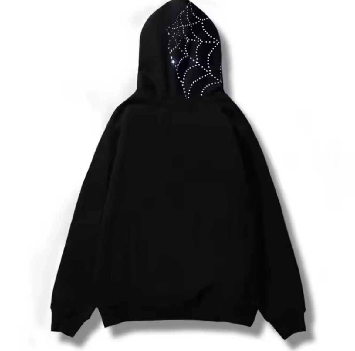 Japanese Brand Fangs & cobweb rhinestone oversized zipup hoodie Size US L / EU 52-54 / 3 - 2 Thumbnail
