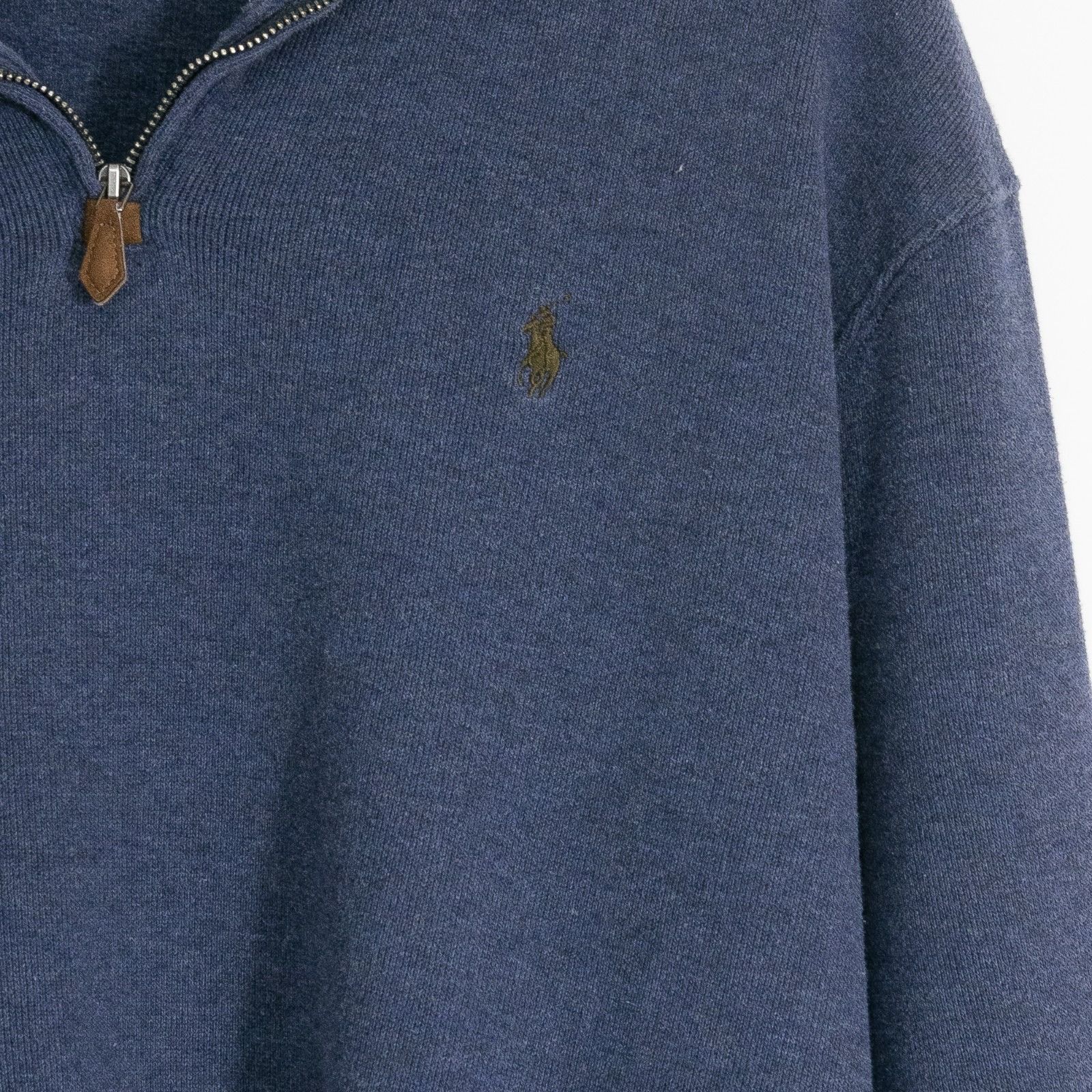 Polo Ralph Lauren Vintage 90s Polo Ralph Lauren Quarter Zip Sweater Mens XL Size US XL / EU 56 / 4 - 3 Thumbnail