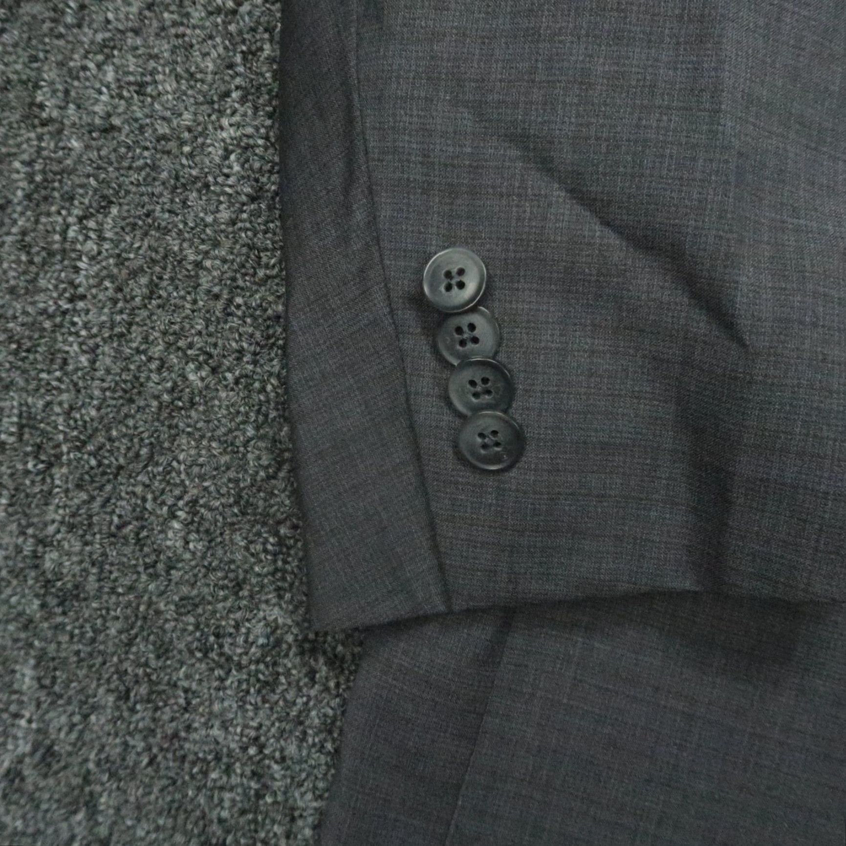 Peter Millar Peter Millar Blazer Men 44R Gray Wool Double Vented Sport Coat Size 44R - 7 Thumbnail