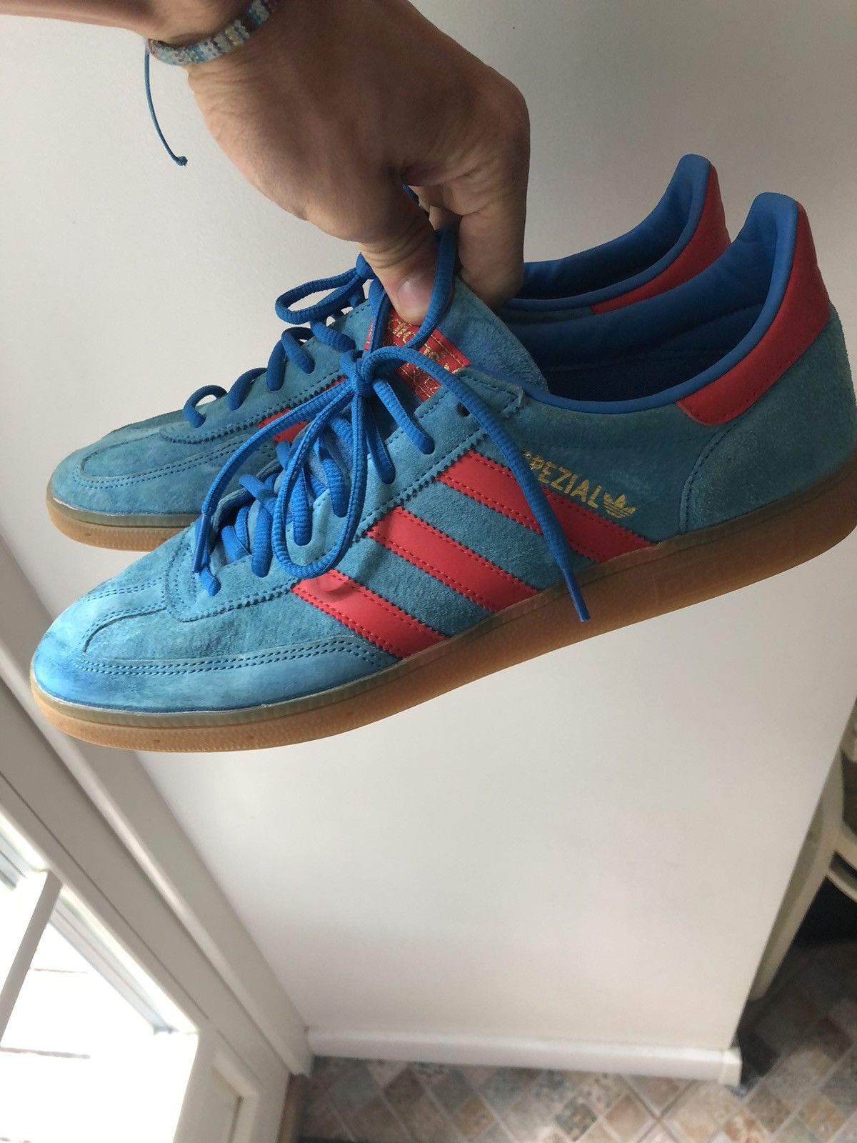 Adidas Adidas spezial samba red blue sneakers 46 Size US 11.5 / EU 44-45 - 3 Thumbnail