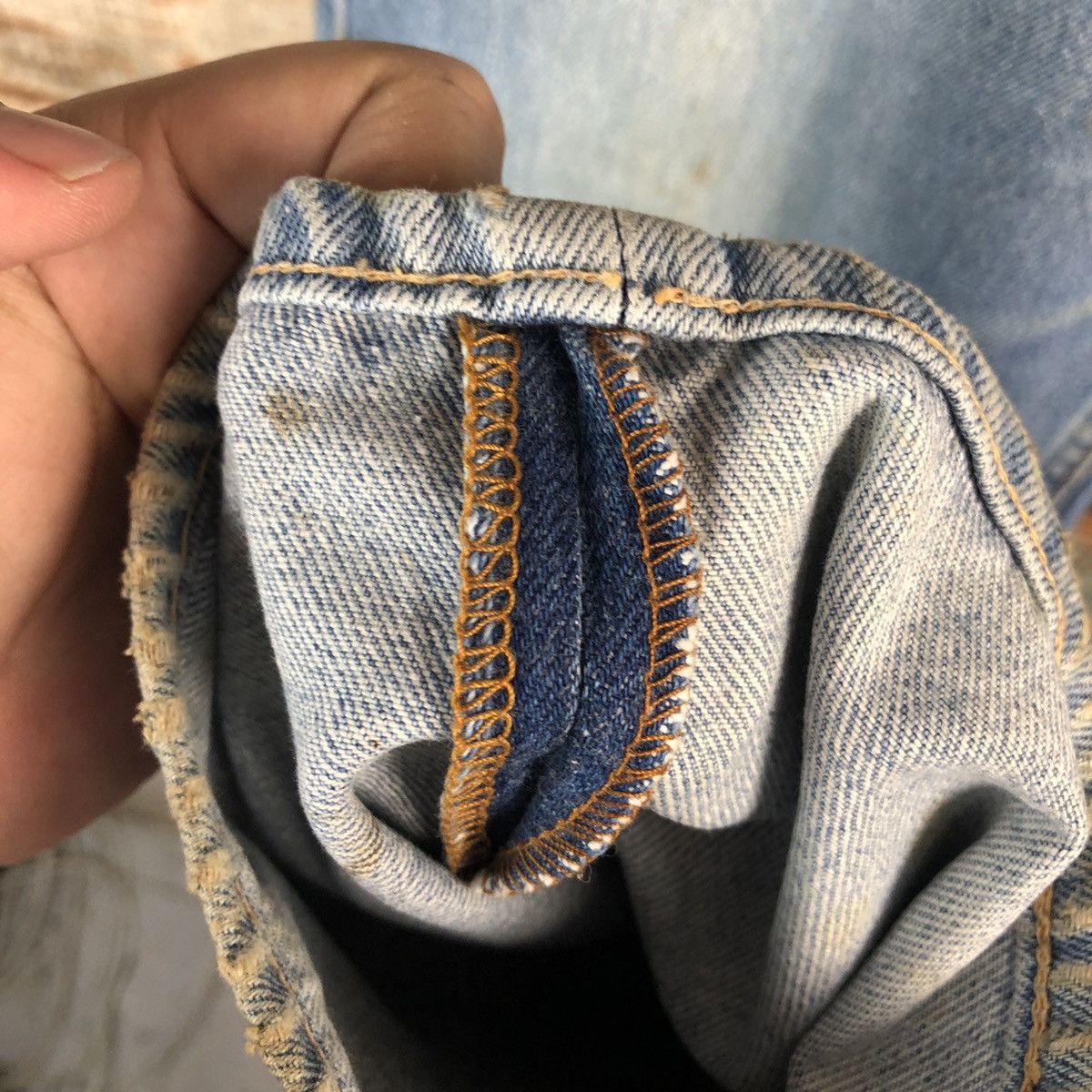 80' Levis vintage Blue Denim jeans Pants #A2612