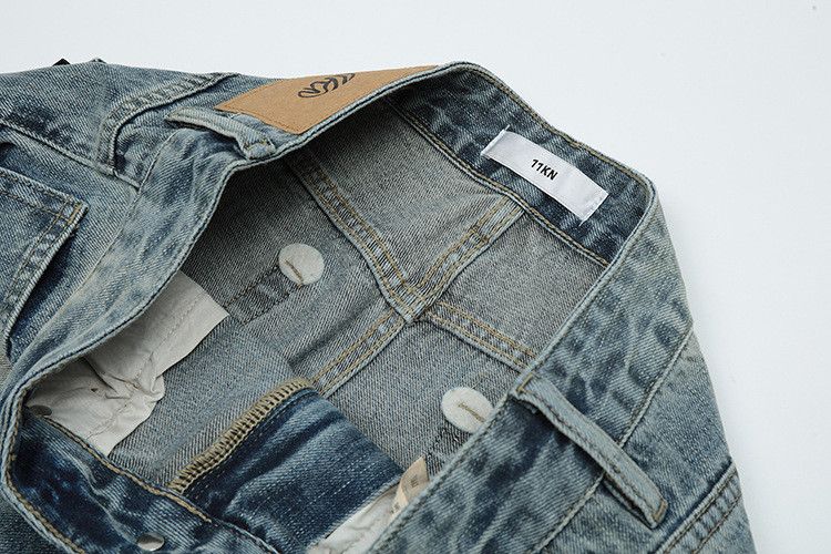 Japanese Brand × Jean High street American washed distressed casual flared jeans Size US 34 / EU 50 - 3 Thumbnail