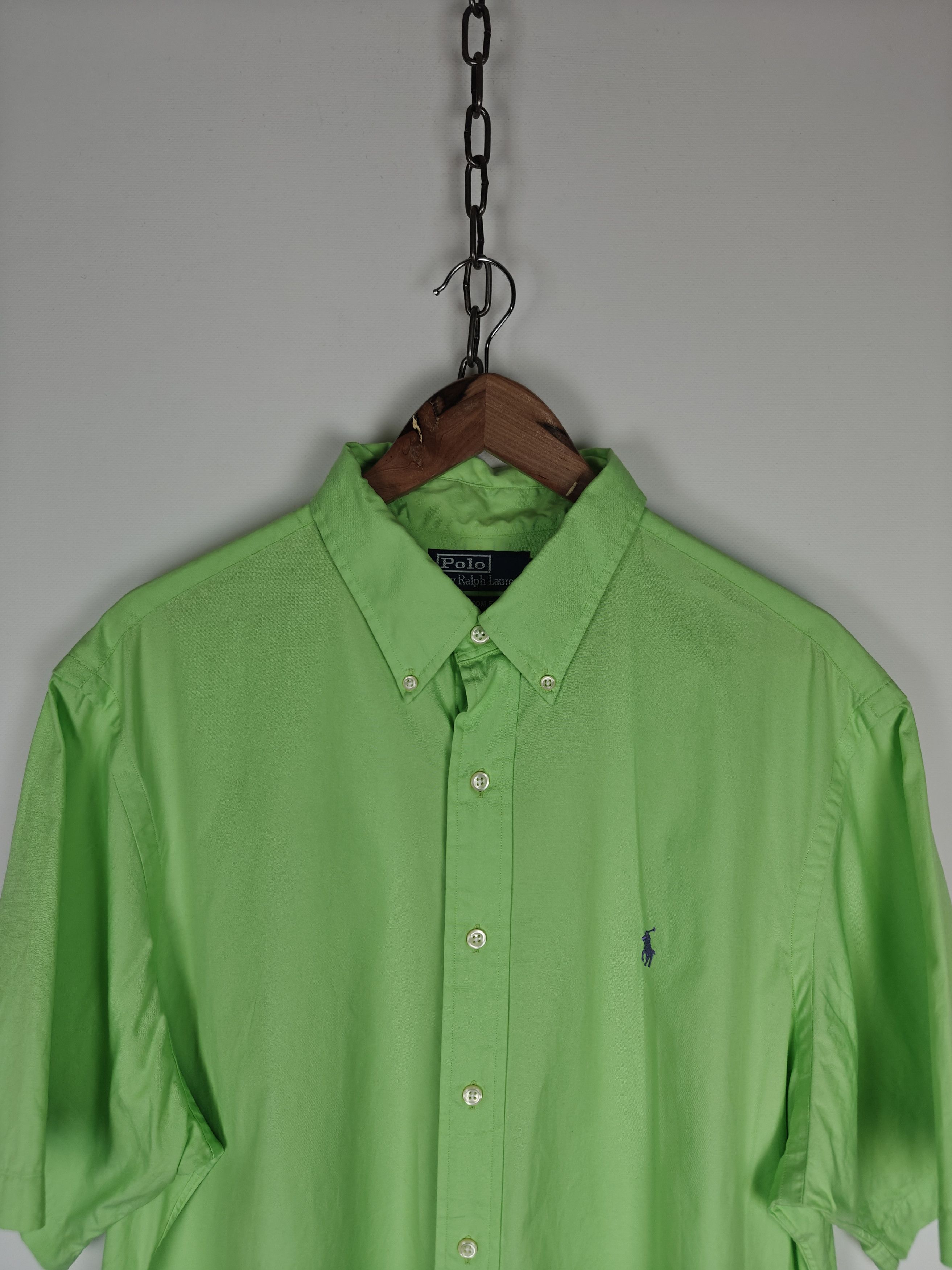 Polo Ralph Lauren Polo Ralph Lauren Shirt VTG Custom Fit Green size XL Size US XL / EU 56 / 4 - 2 Thumbnail