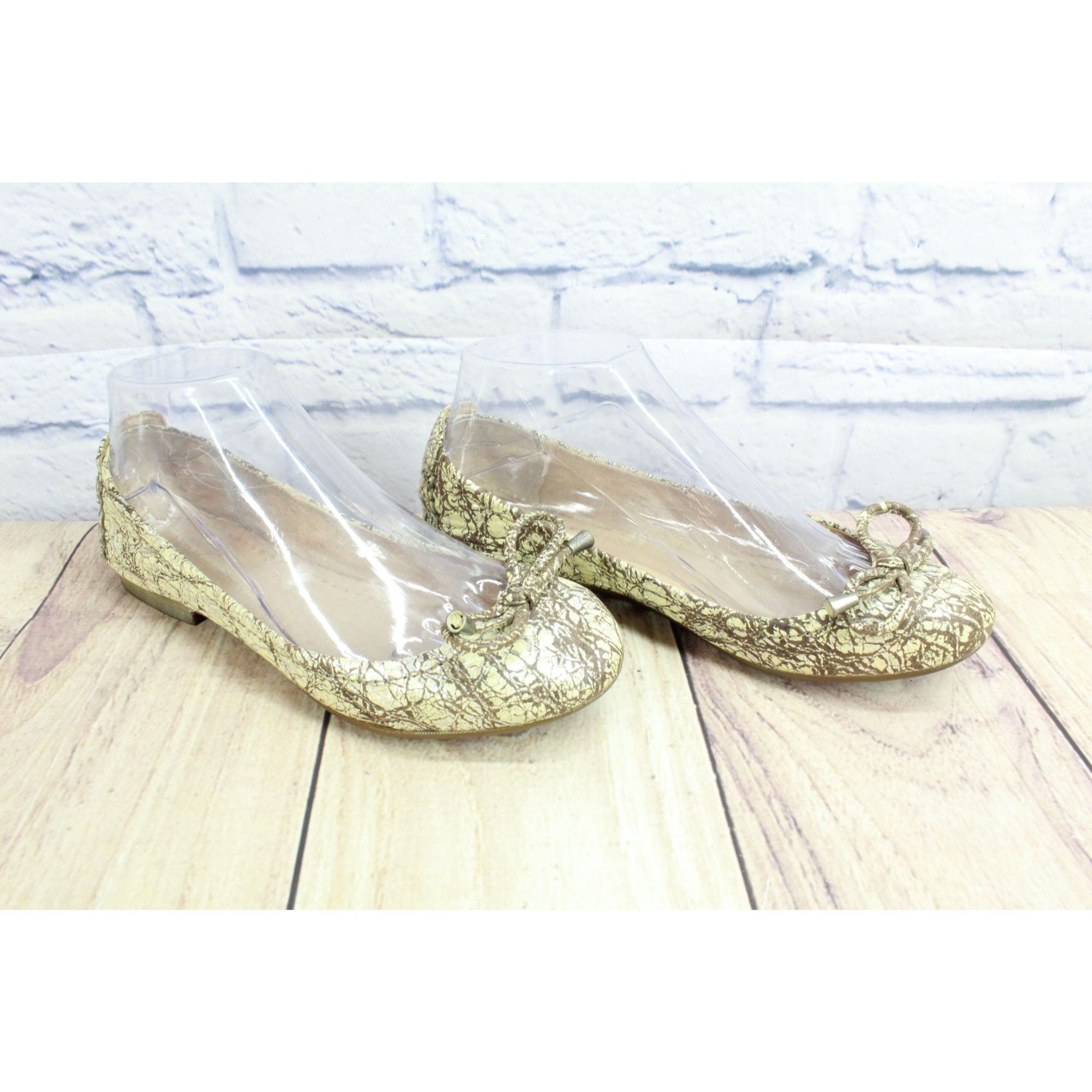 Frye Frye Carson Collapsible Ballet Marble Crackle Leather6 M Size US 6 / IT 36 - 3 Thumbnail