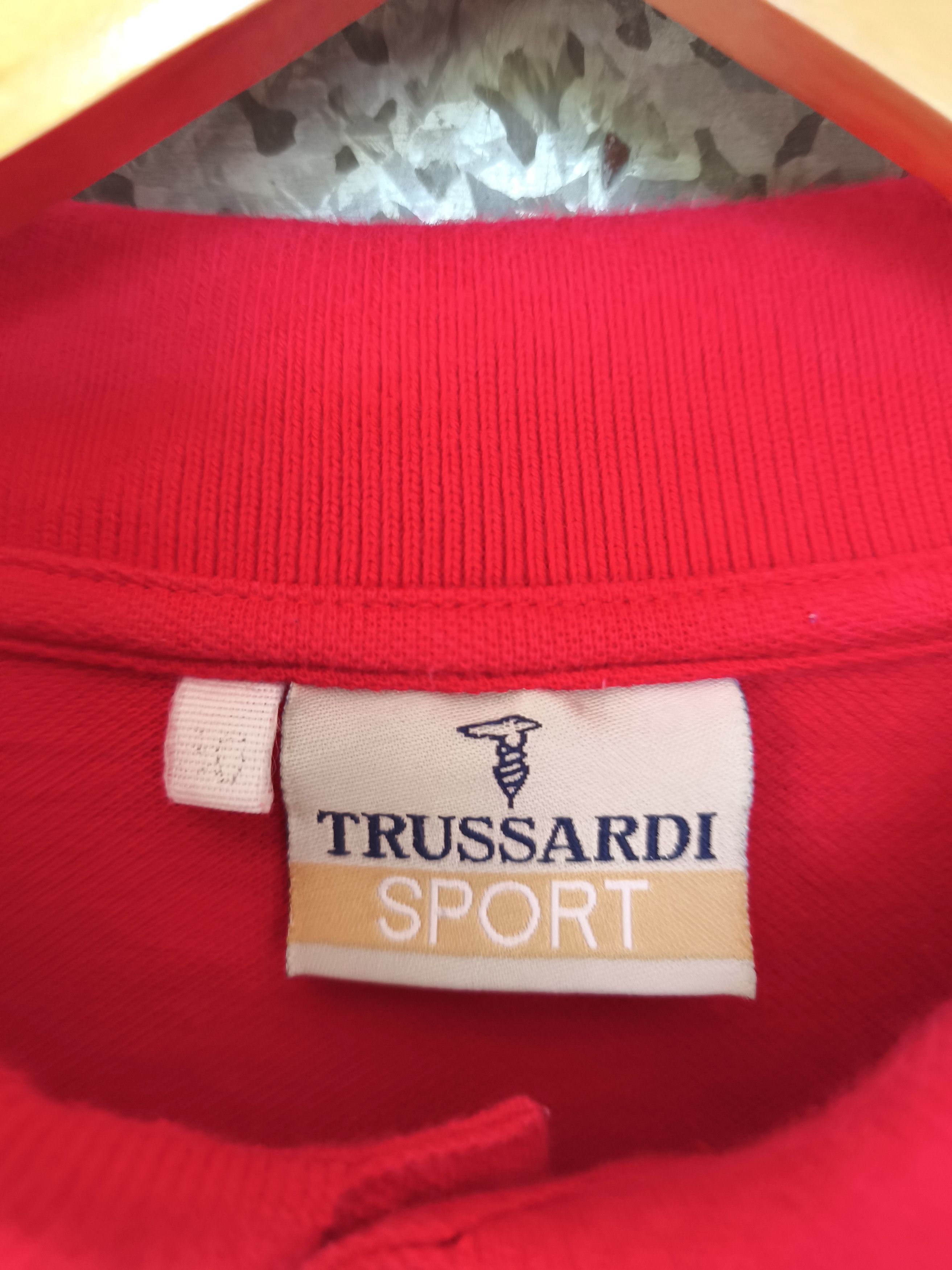 Trussardi Vintage Trussardi polo long sleeve Italy Size US L / EU 52-54 / 3 - 8 Thumbnail