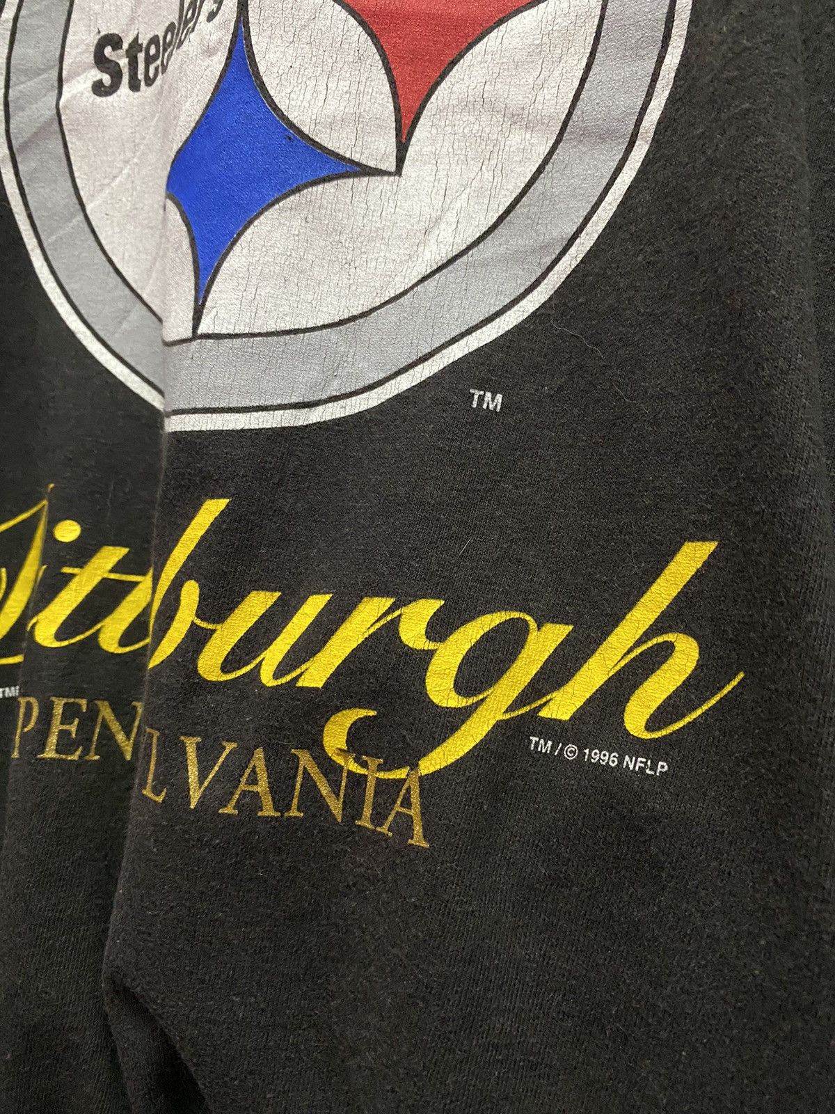 NFL Vintage 1996 NFL Pittburgh Steelers Pennsylvania Football Size US L / EU 52-54 / 3 - 4 Thumbnail