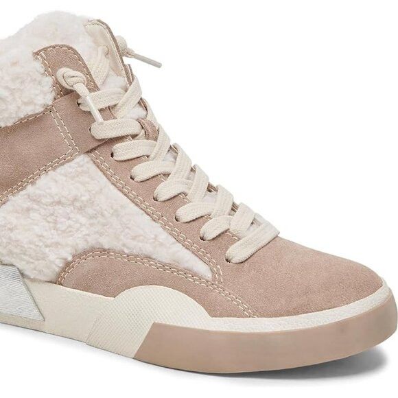 Dolce Vita Dolce Vita Zilvia Plush High-Top Sneakers - Suede Size US 7 / IT 37 - 6 Thumbnail