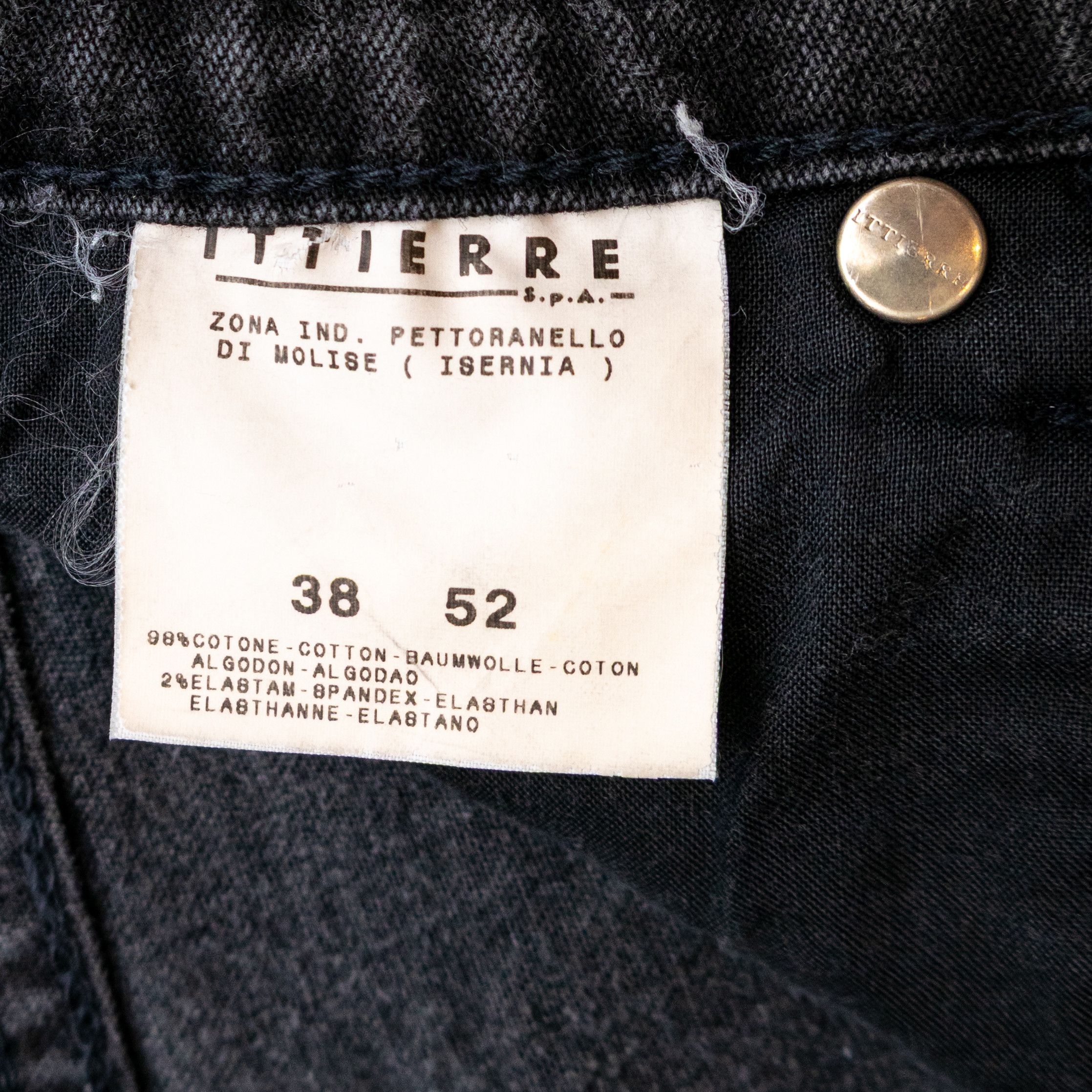 Versace 90s Versace Jeans Couture Black Wash Denim Jeans – Size 36 Size US 36 / EU 52 - 8 Thumbnail