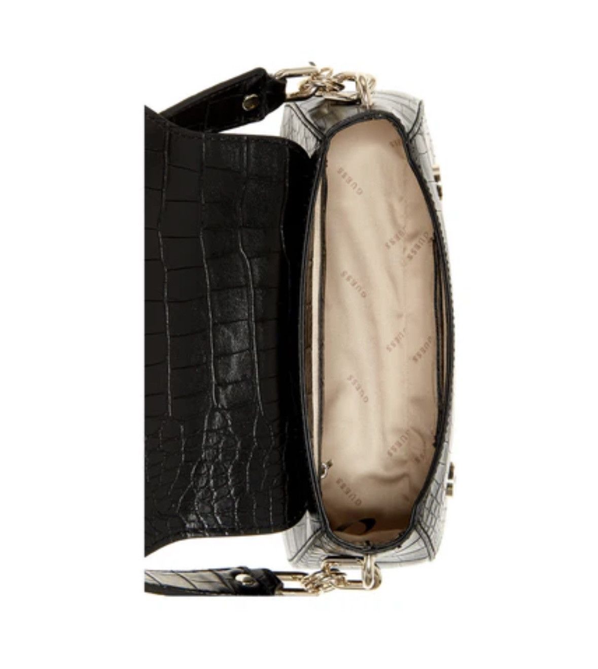 Guess Guess Croco Triple G Demi Shoulder Bag Size ONE SIZE - 6 Thumbnail
