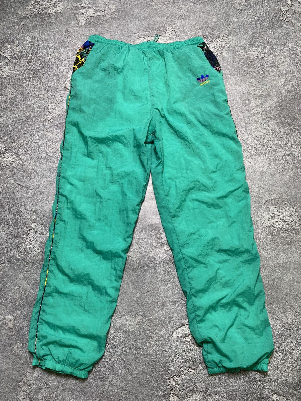 Adidas × Vintage Adidas pants vintage 90s nylon Size US 32 / EU 48 - 1 Thumbnail