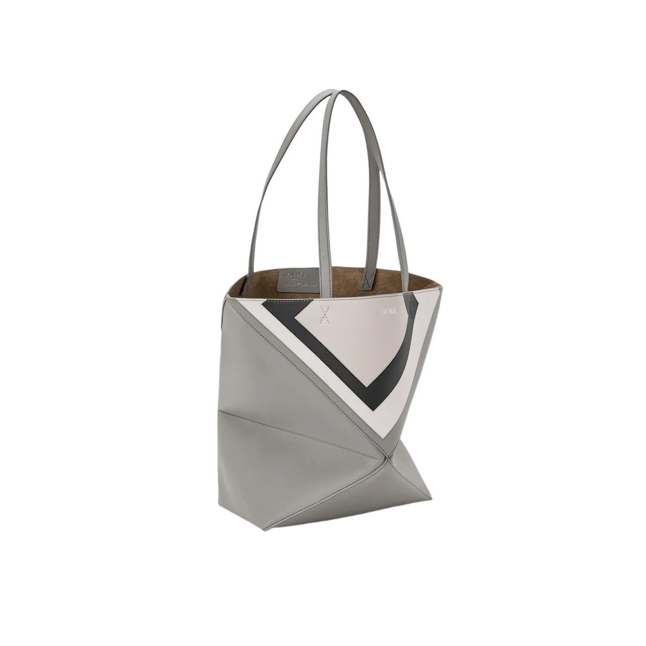 Loewe LOEWE Medium Puzzle Fold $2750 Gray/Light Ghost Tote Bag New Size ONE SIZE - 1 Thumbnail