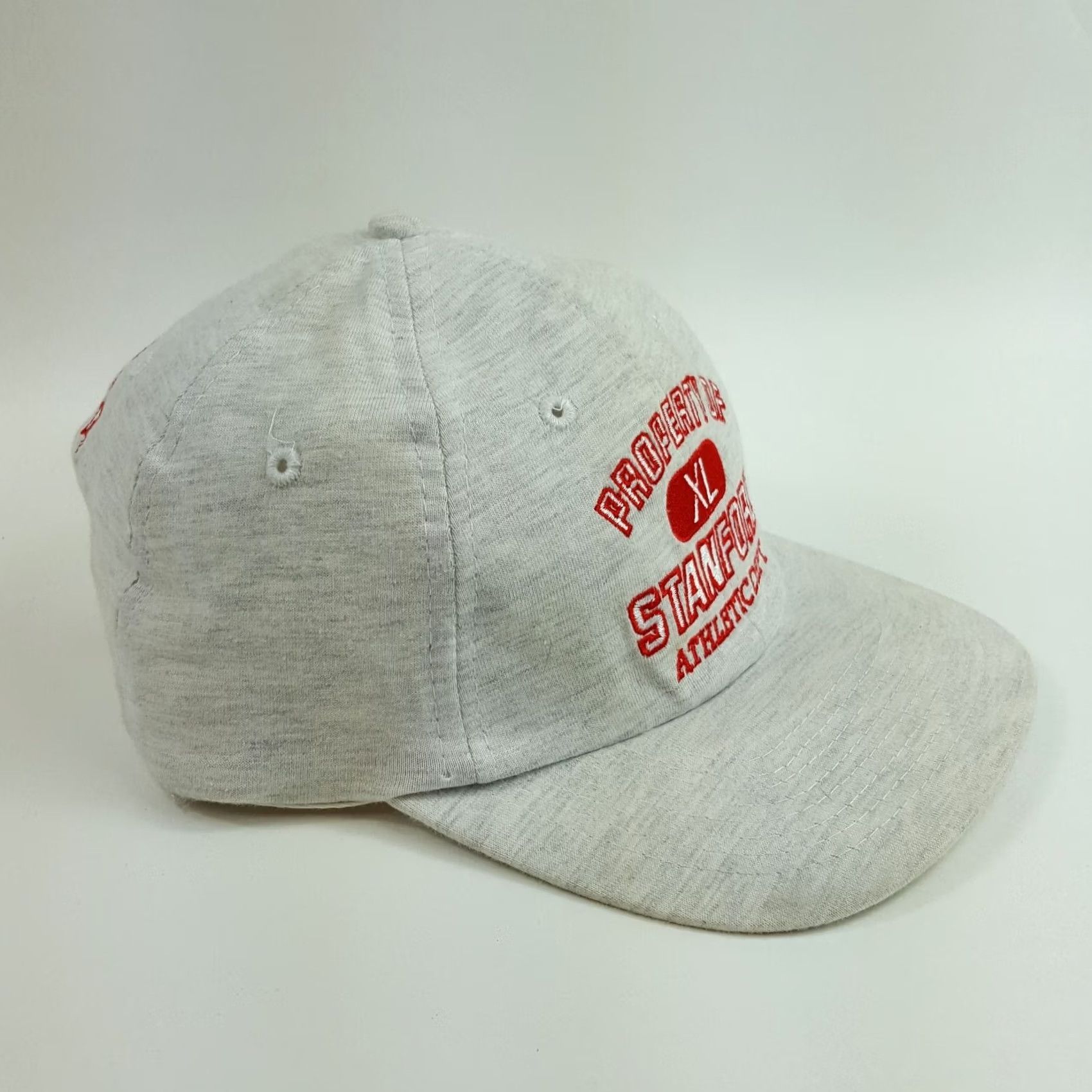 Vintage VINTAGE Stanford University College Hat Baseball Cap Adjustable Embroidered gray 90s Retro Sports Mens Size ONE SIZE - 4 Thumbnail