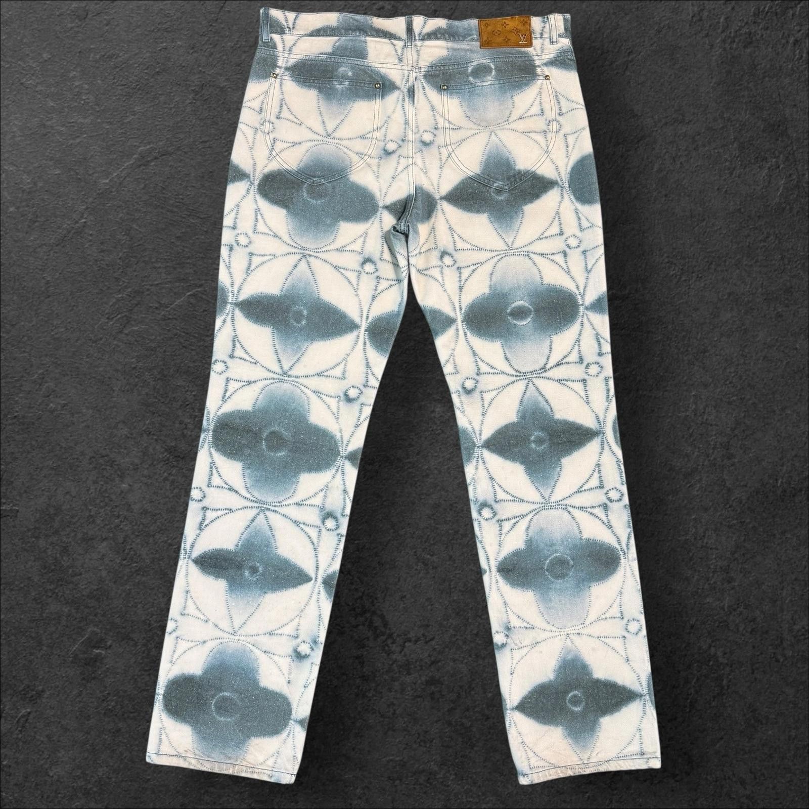 Louis Vuitton Louis Vuitton Monogram Shibori Printed Denim 36 Size US 36 / EU 52 - 8 Thumbnail