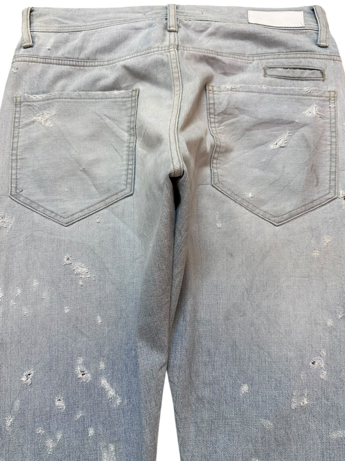 KOJIMA GENES Vintage e Faded Selvedge Ripped Grunge Distressed Denim Size US 32 / EU 48 - 7 Thumbnail