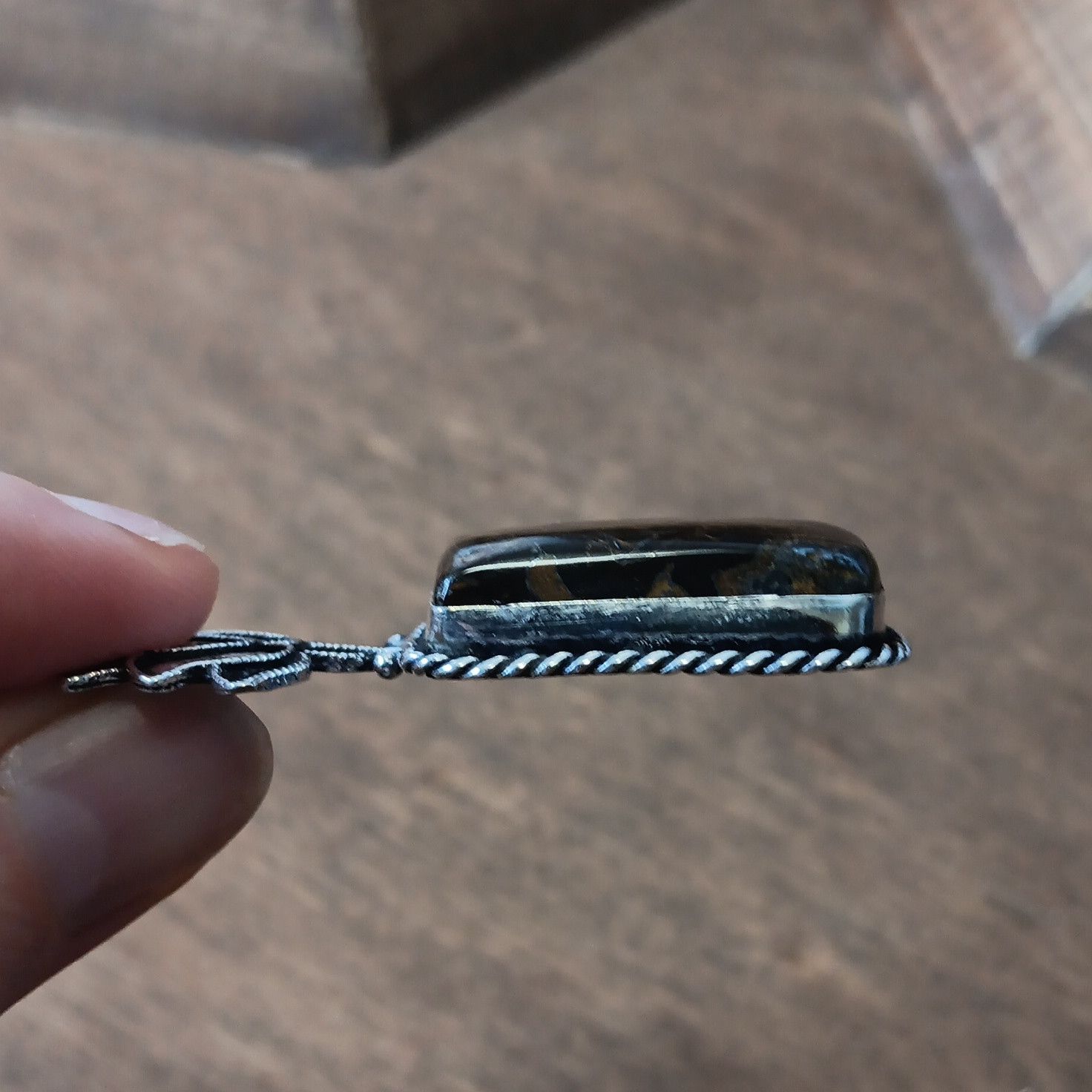Other Tiger Eye gemstone pendant necklace Size ONE SIZE - 4 Thumbnail