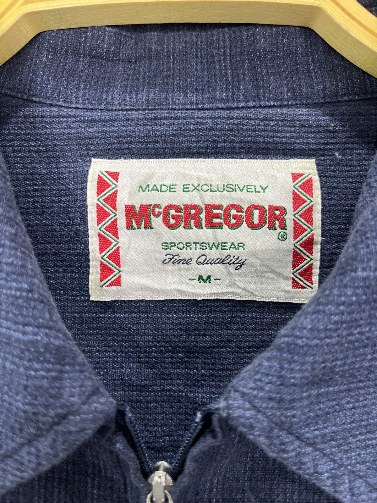 Japanese Brand × McGregor McGregor Chambray Zip Up Outerwear Casual Jacket Size US M / EU 48-50 / 2 - 9 Thumbnail