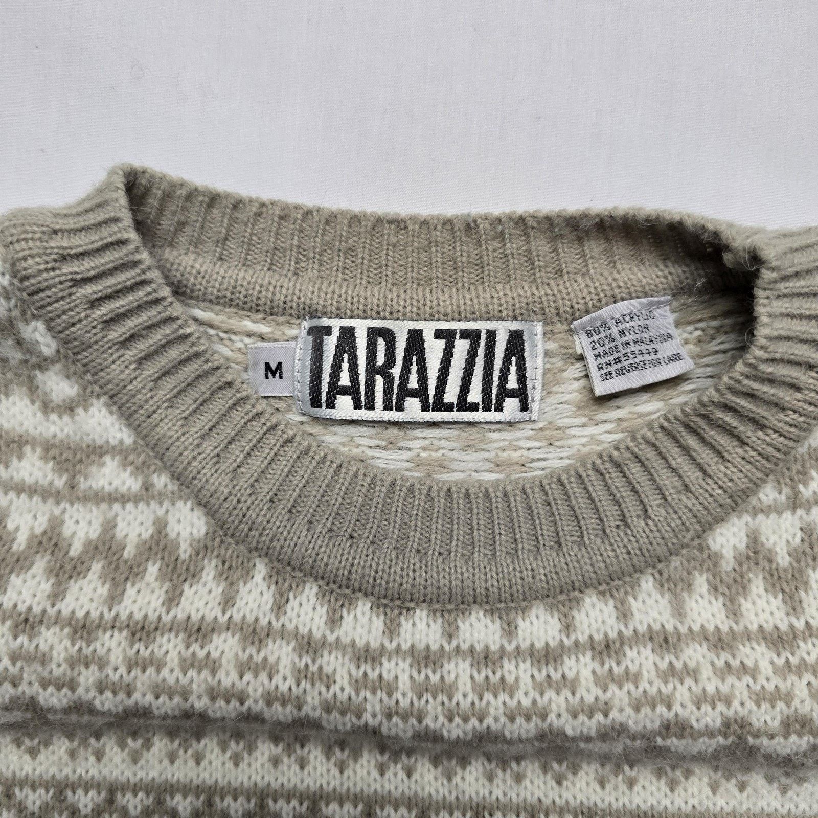 Vintage Vintage Tarazzia Sweater M Fair Isle Knit Pullover Crewneck Size US M / EU 48-50 / 2 - 2 Thumbnail