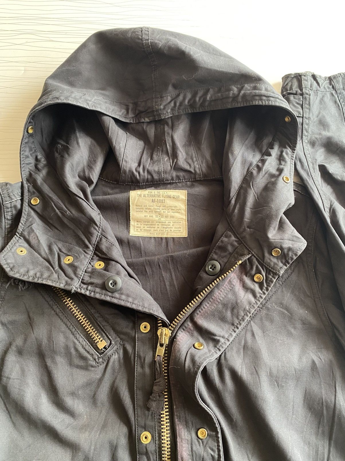 Japanese Brand × Vintage JAPANESE BRAND RNA REPUBLIC FLYING GEAR JACKET Size US L / EU 52-54 / 3 - 15 Thumbnail
