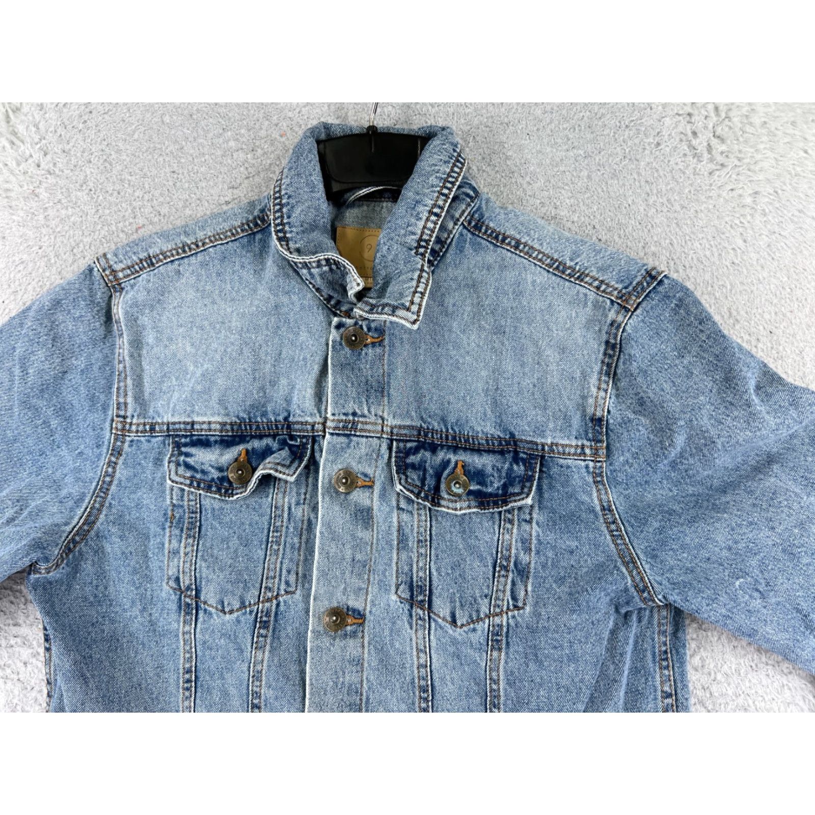 Cotton On VINTAGE 91 Cotton On Jacket Denim Blue Button Up Pockets Women Medium 80s 90s Womens Size M / US 6-8 / IT 42-44 - 4 Thumbnail