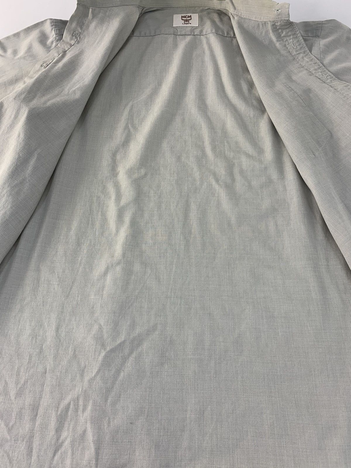 MCM 90s MCM Legere Plain Longsleeve Button Up Shirt Size US XL / EU 56 / 4 - 6 Thumbnail