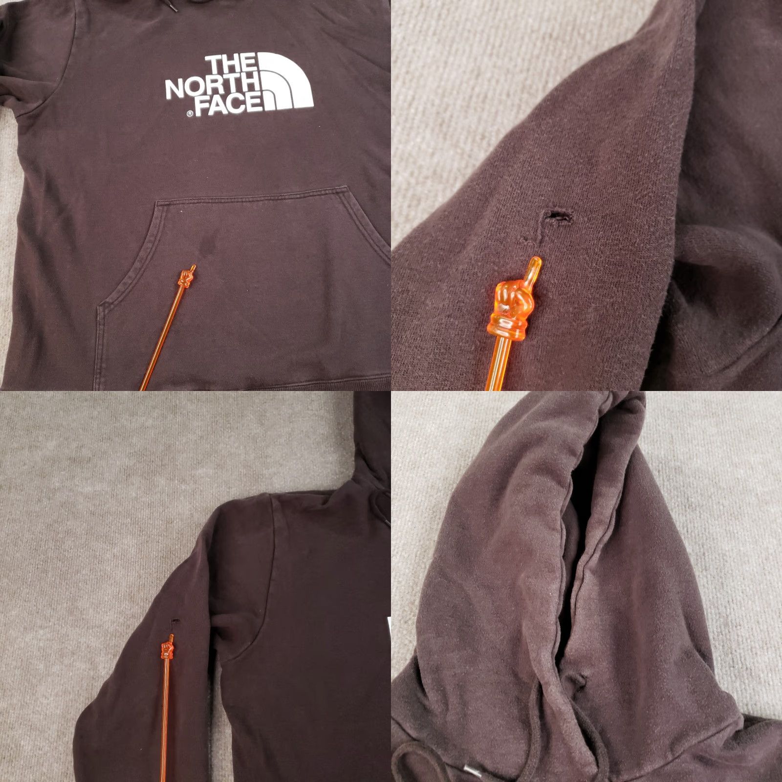 The North Face The North Face Hoodie Mens XL Brown Pullover Hooded Long Sleeve Outdoors Faded Size US XL / EU 56 / 4 - 8 Thumbnail