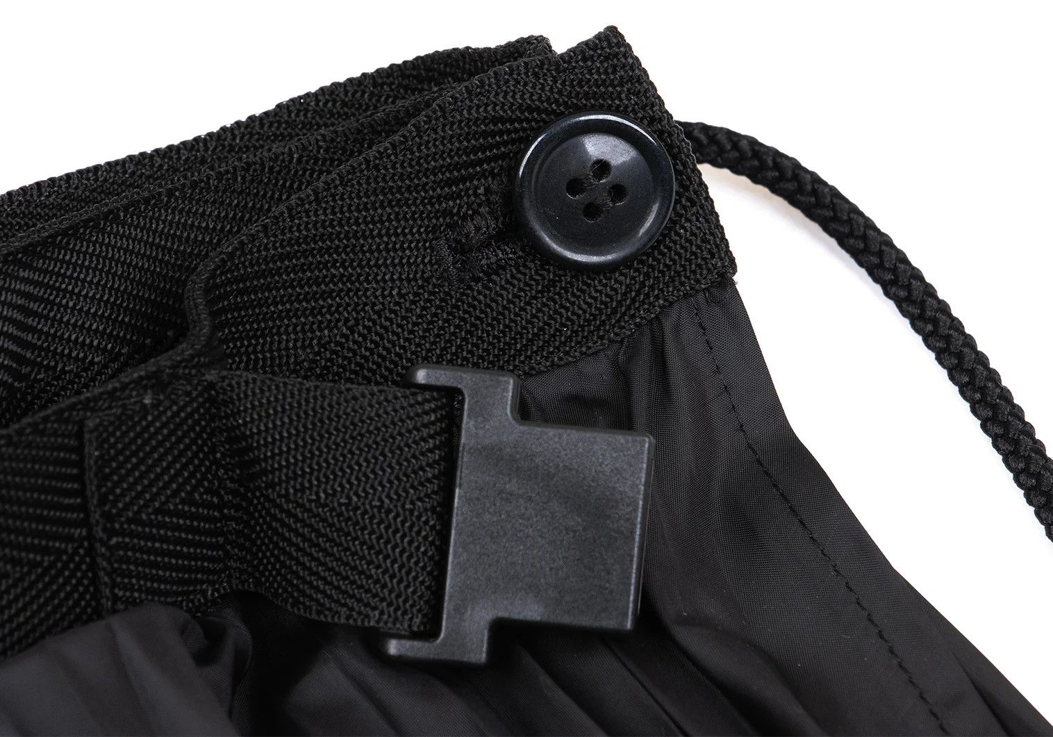 Junya Watanabe Accordion Pleats Wrap Skirt with Waist Pouch in Black Size US 30 / EU 46 - 6 Thumbnail