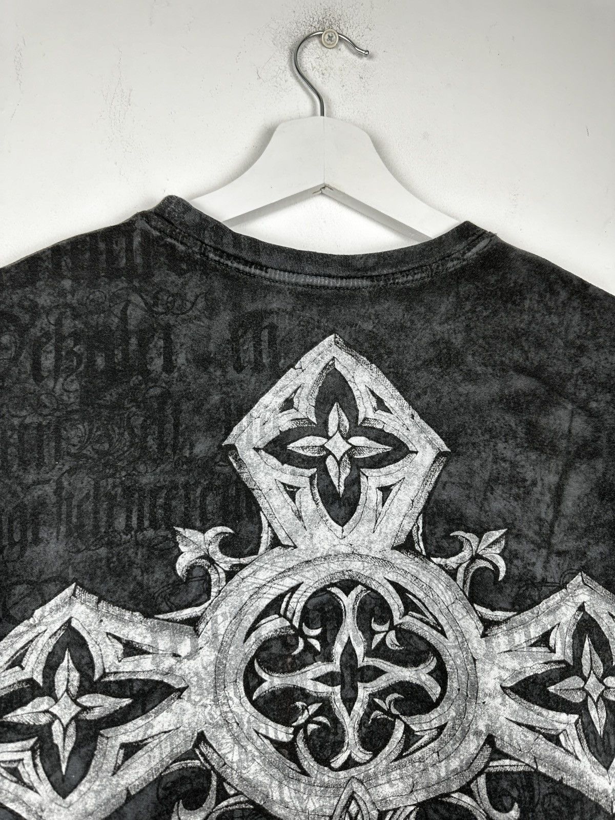 Affliction Affliction Cross All Over Print T Shirt Tee Size US L / EU 52-54 / 3 - 9 Thumbnail