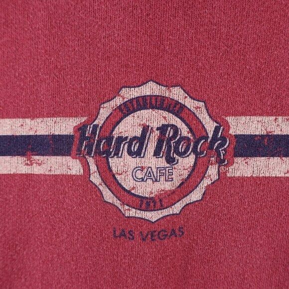 Hard Rock Cafe × Vintage Vintage 90s Hard Rock Cafe Las Vegas Hoodie Sweatshirt Size US XL / EU 56 / 4 - 4 Thumbnail