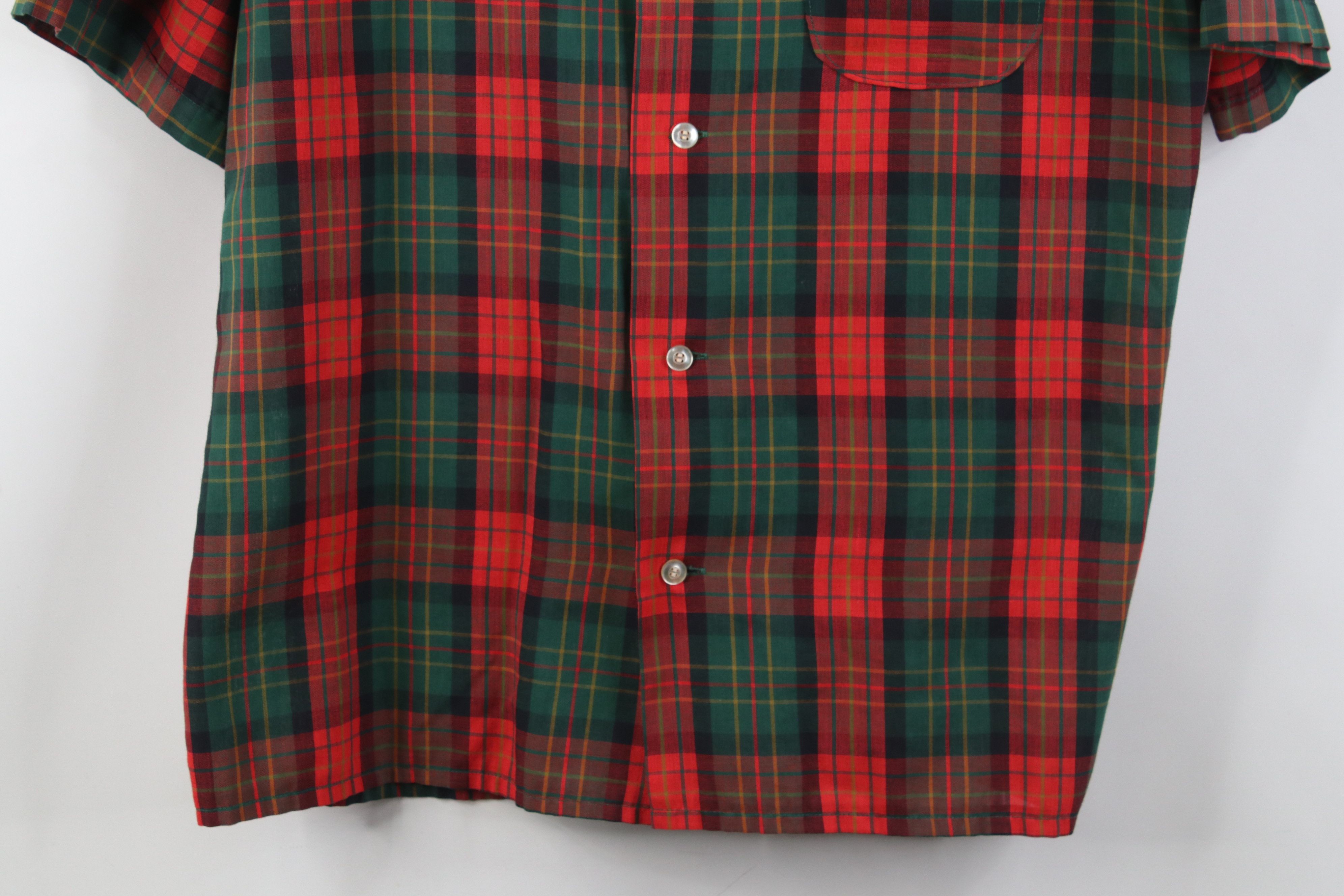 Vintage Vintage 50s Rockabilly Short Sleeve Button Shirt Plaid USA Size US M / EU 48-50 / 2 - 3 Thumbnail