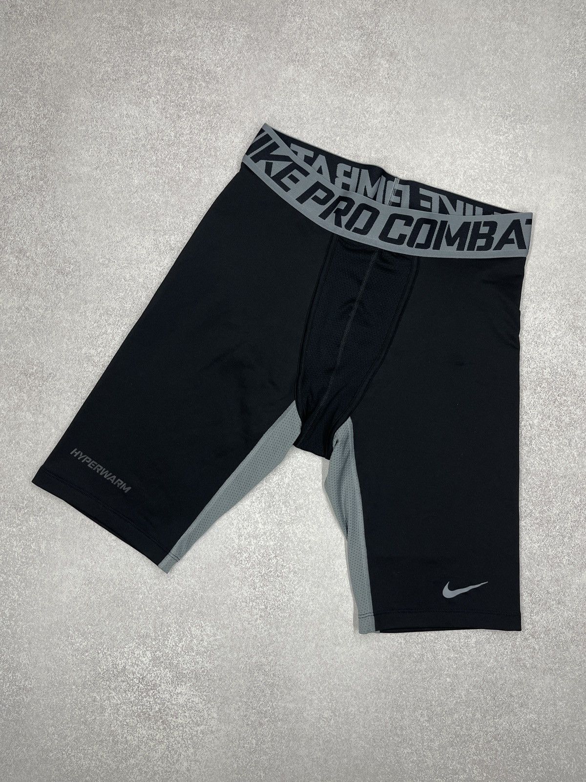 Nike Mens Nike Pro Combat Hyperwarm Compression Shorts Black Size US 36 / EU 52 - 1 Thumbnail