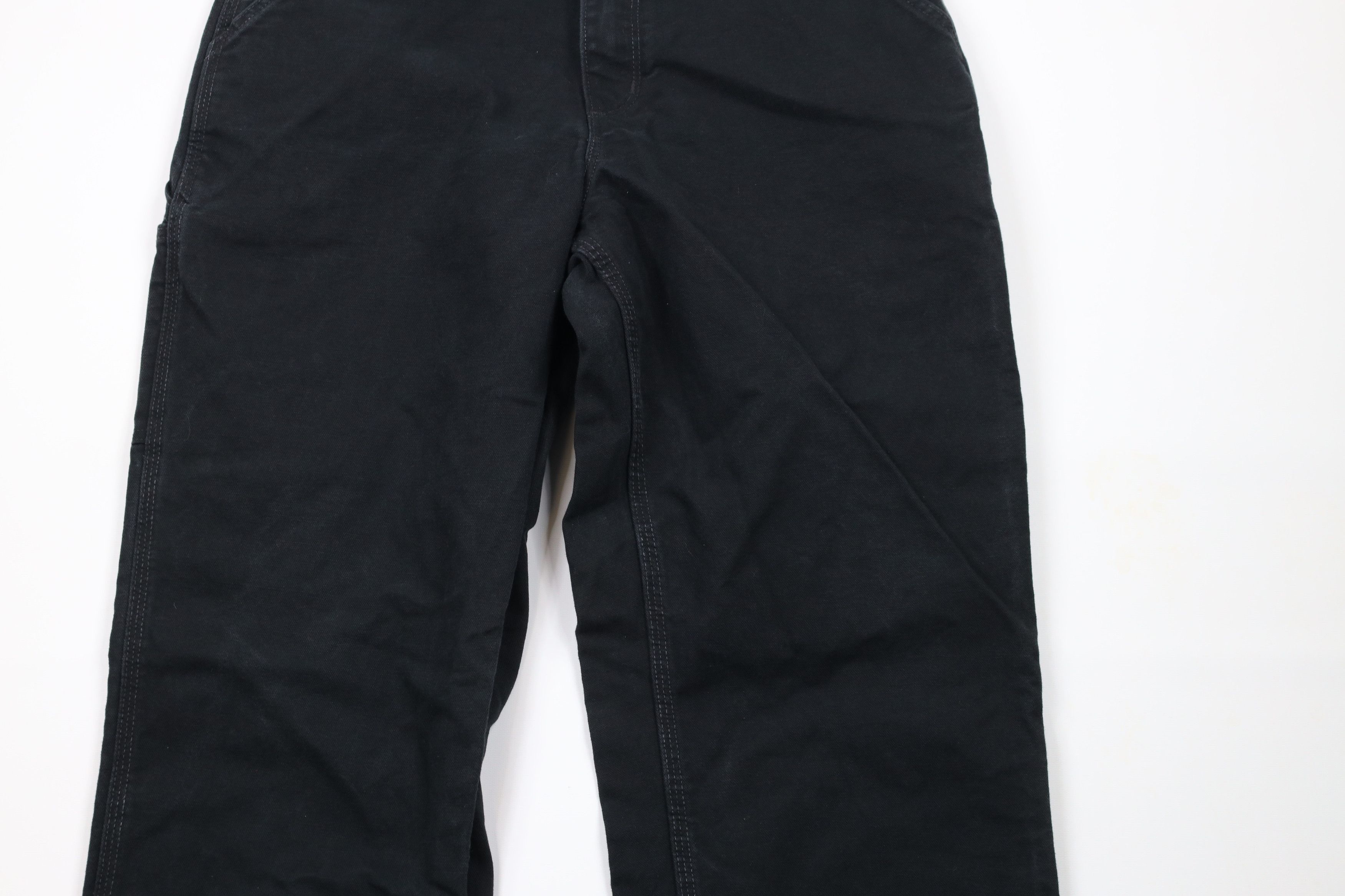 Carhartt × Vintage Vintage Carhartt Out Loose Original Fit Canvas Pants Black Size US 33 - 3 Thumbnail