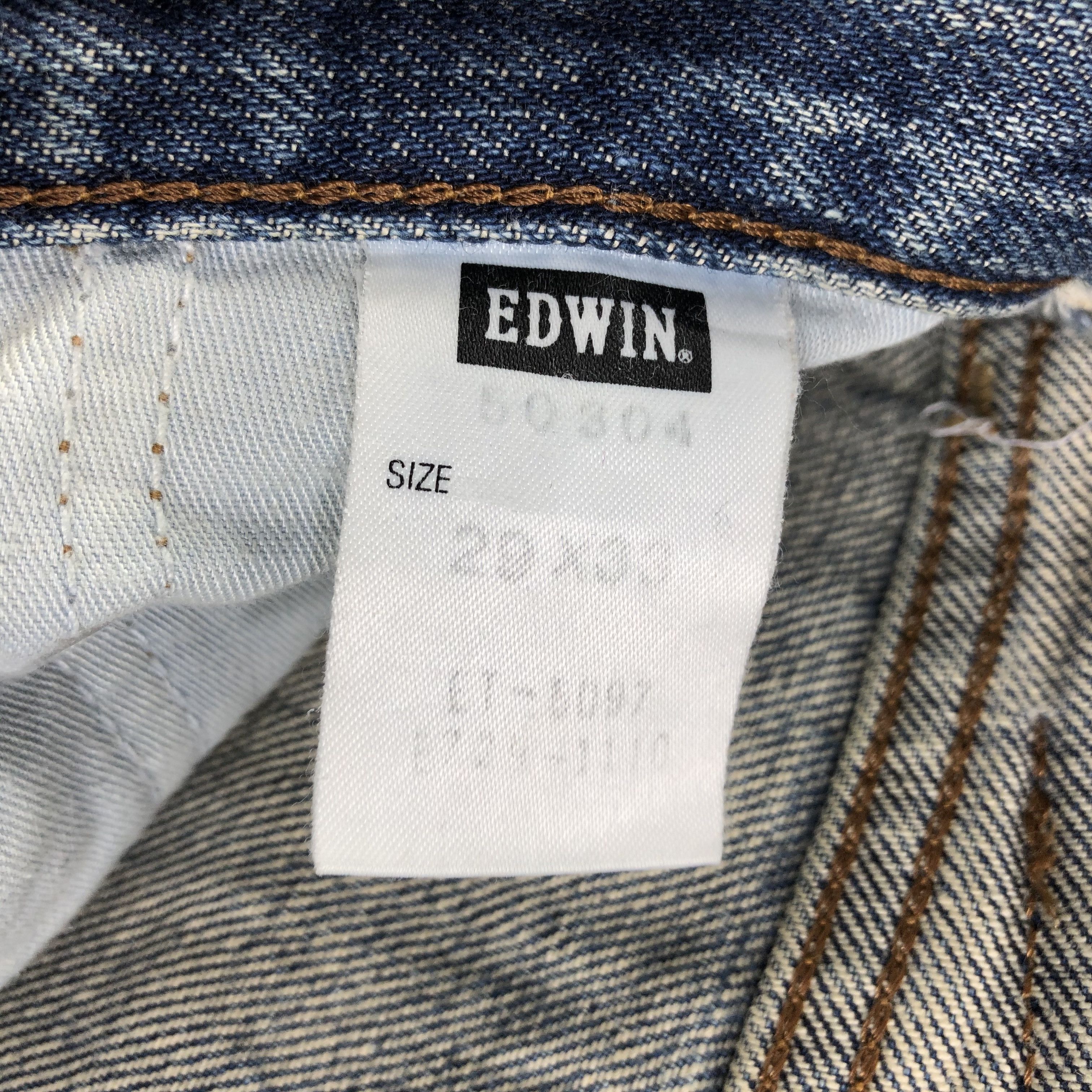 Edwin Vintage Edwin 503Z Jeans Distressed Denim KJ1503 Size US 29 - 10 Thumbnail