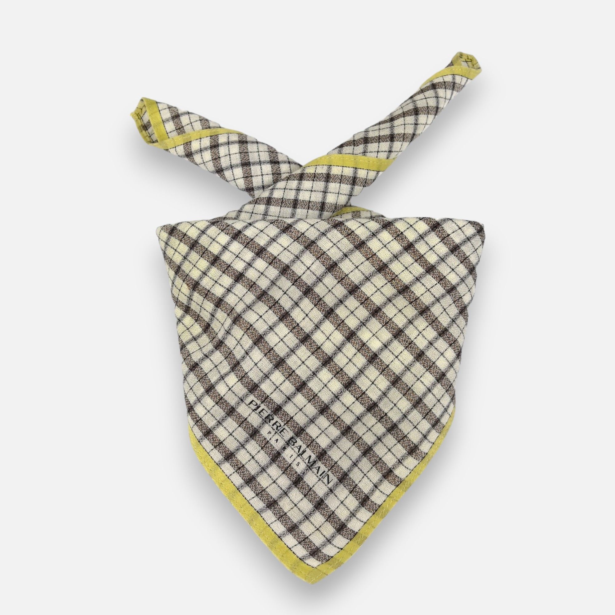 Pierre Balmain × Vintage Vintage Pierre Balmain Handkerchief Neckerchief Bandana Size ONE SIZE - 1 Thumbnail
