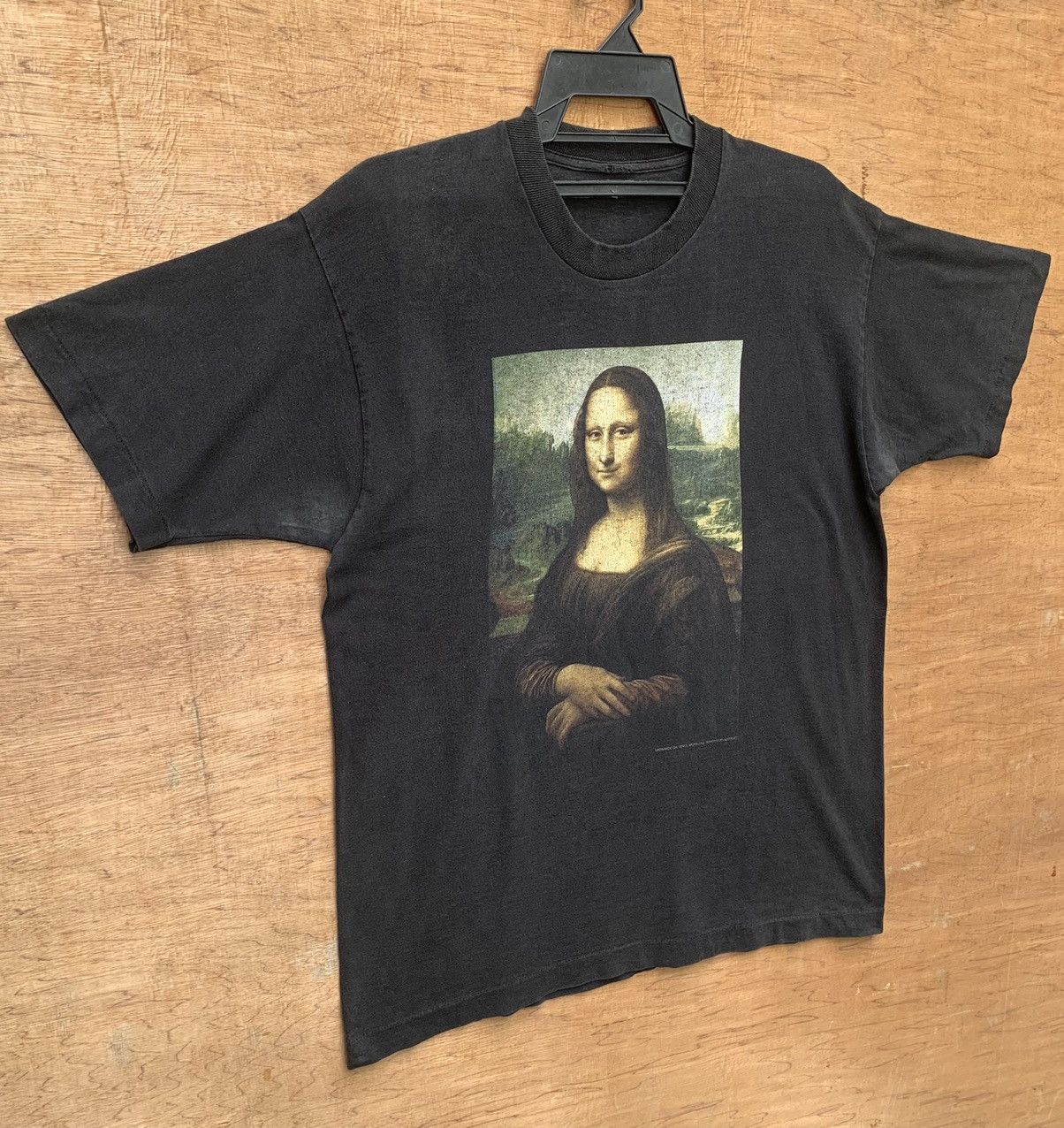 Art Comes First × Vintage Rare.. Vintage 90s Potret Monalisa T Shirt Size US L / EU 52-54 / 3 - 3 Thumbnail