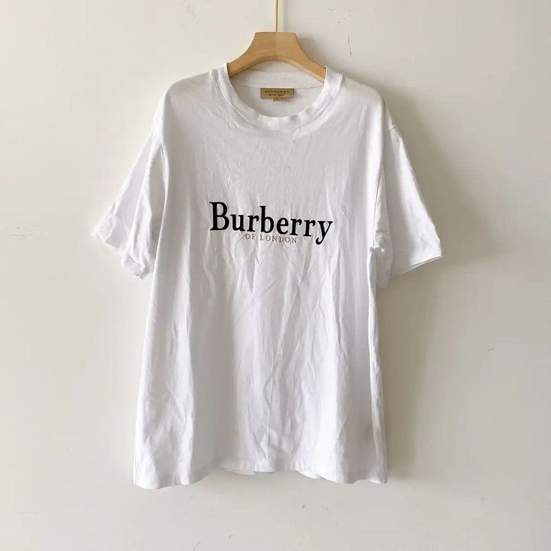 Burberry Burberry Summer White Cotton Logo Men's T-Shirt Size US S / EU 44-46 / 1 - 1 Thumbnail