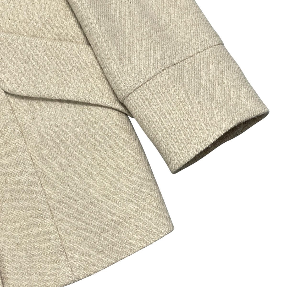 Louis Feraud Vintage Louis Feraud Paris Wool & Cashmere Peacoat Jacket Size S / US 4 / IT 40 - 4 Thumbnail