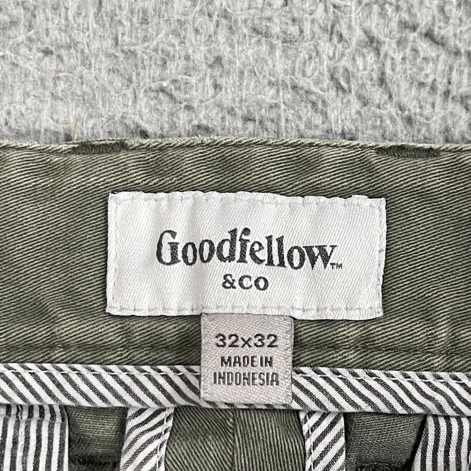 Other Goodfellow Mens Chino Pants 30x32 Green Flat Front Casual Size US 30 / EU 46 - 5 Thumbnail