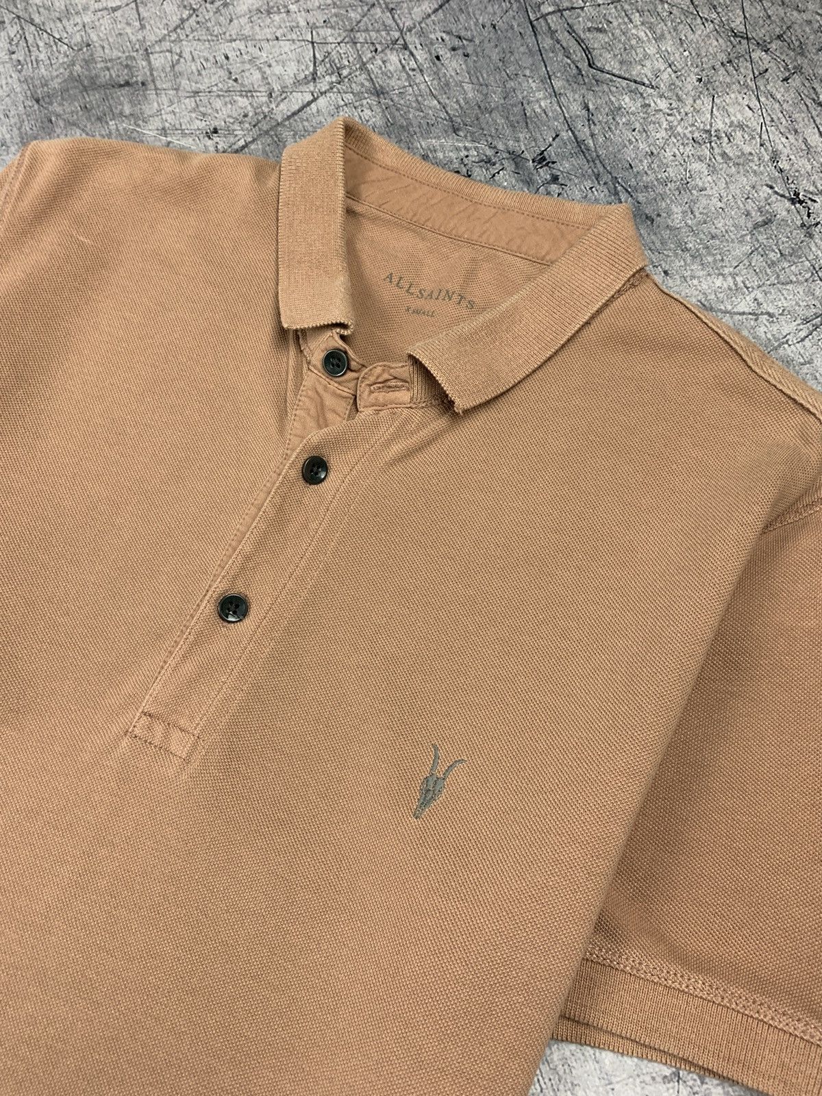 Allsaints Allsaints Reform Polo Shirt Buttons Up embroidered logo y2k Size US XS / EU 42 / 0 - 4 Thumbnail
