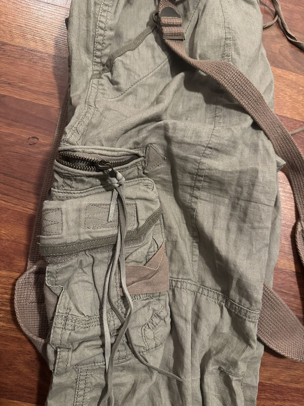 Japanese Brand G.O.A cargo pants with suspenders | Grailed